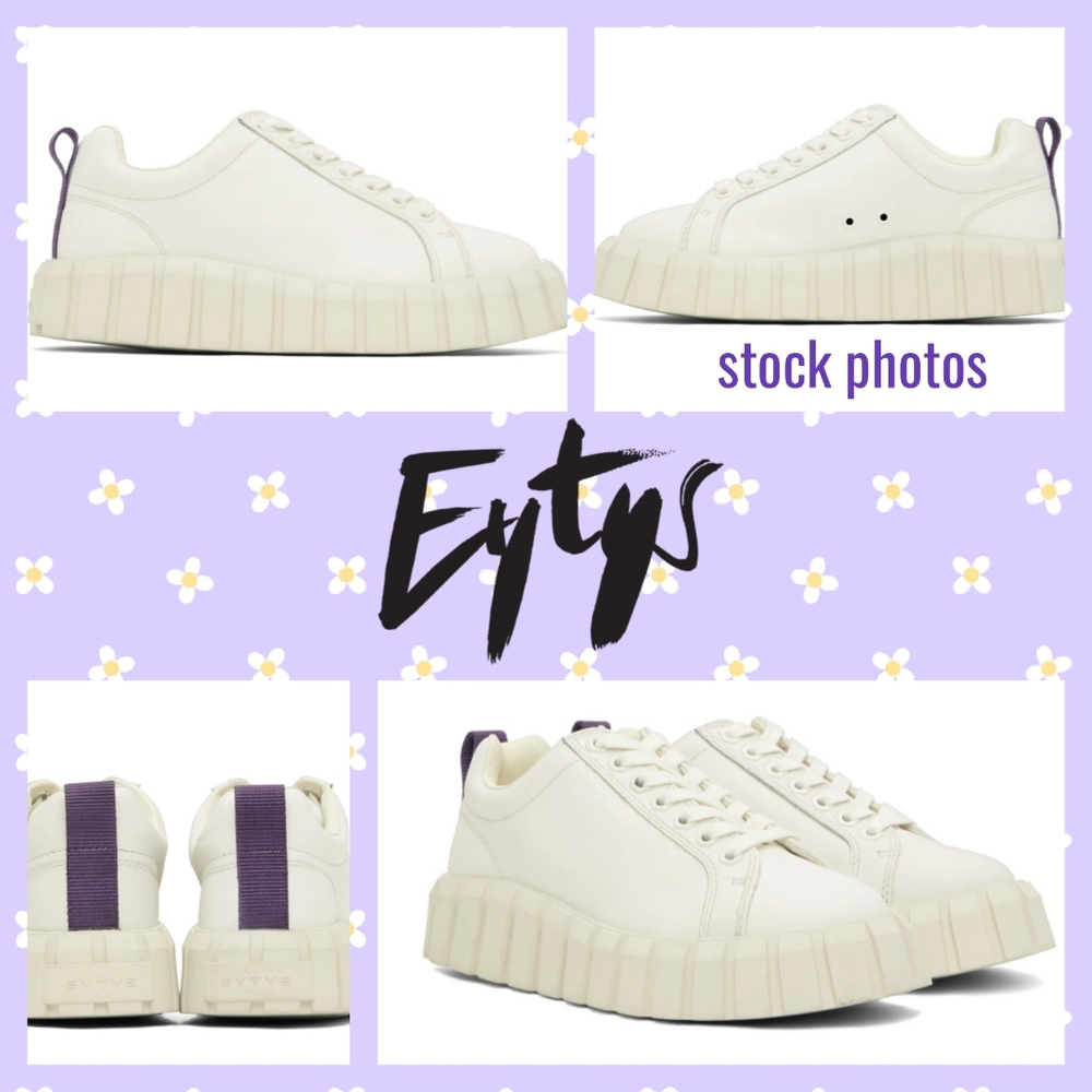 Eytys White leather sneaker EUC! (9/40) Odessa